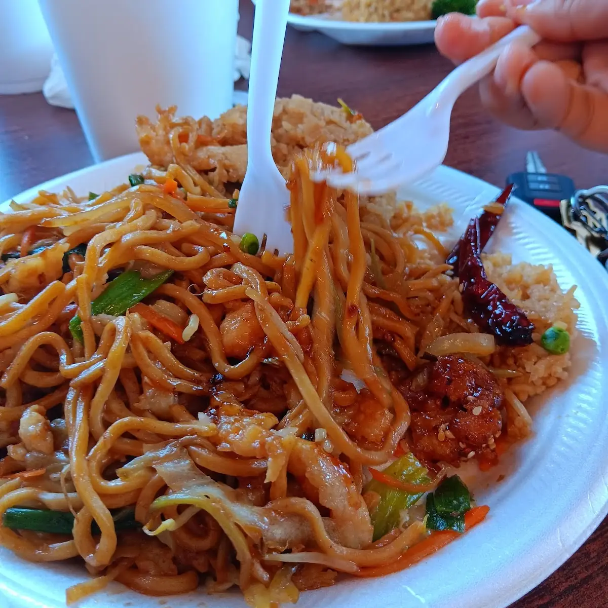 Shrimp Lo Mein Noodles