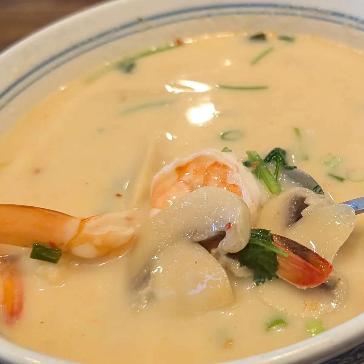 Tom Kha w Shrimp