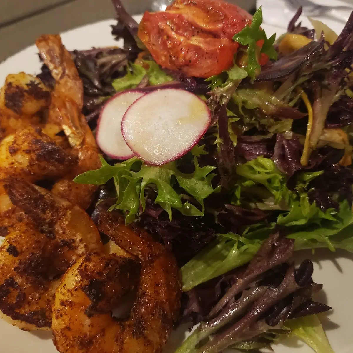 Blackened Shrimp Barnsley Garden Salad
