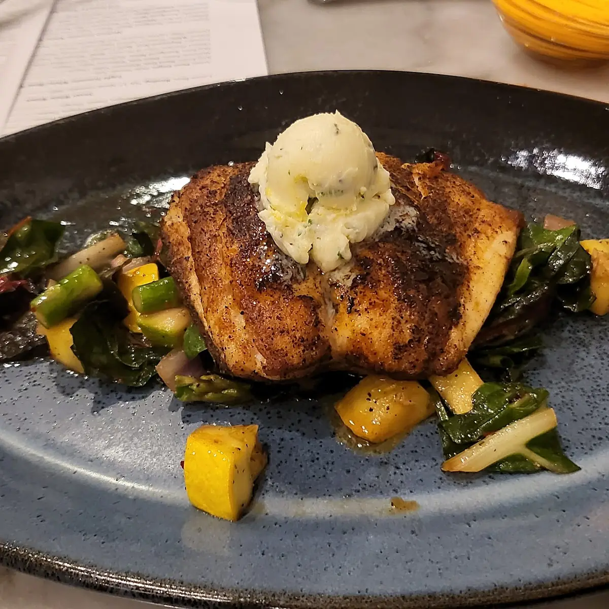 Striped Bass Ala Planxa