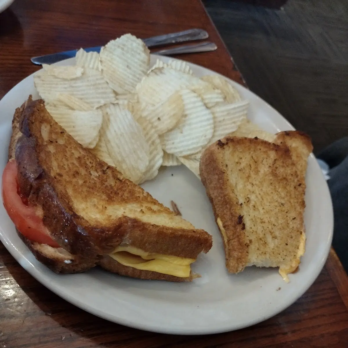 Old-Fashioned Grilled American Cheese