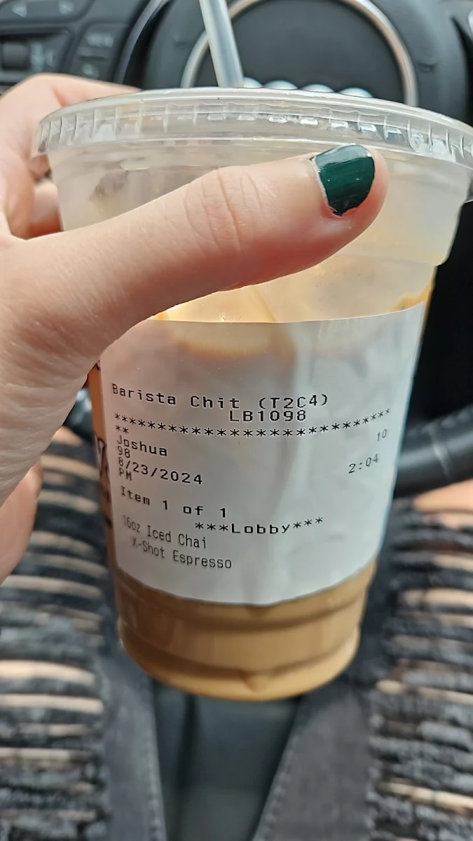 Iced Dirty Chai
