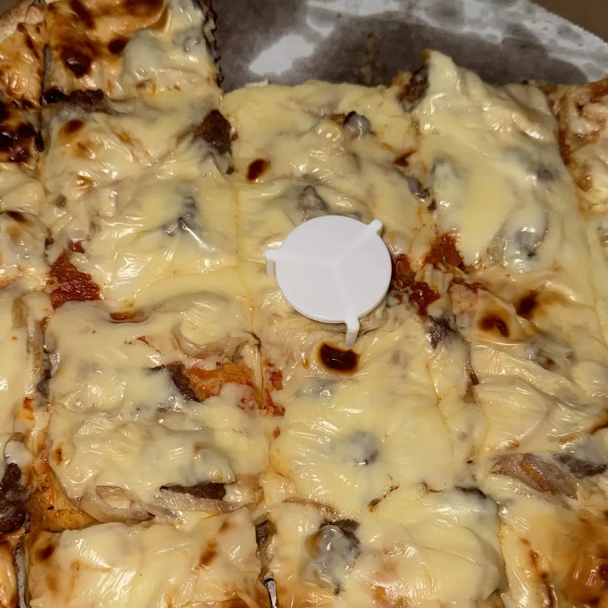 Hamburger American Cheese Mustard Ketchup Onions