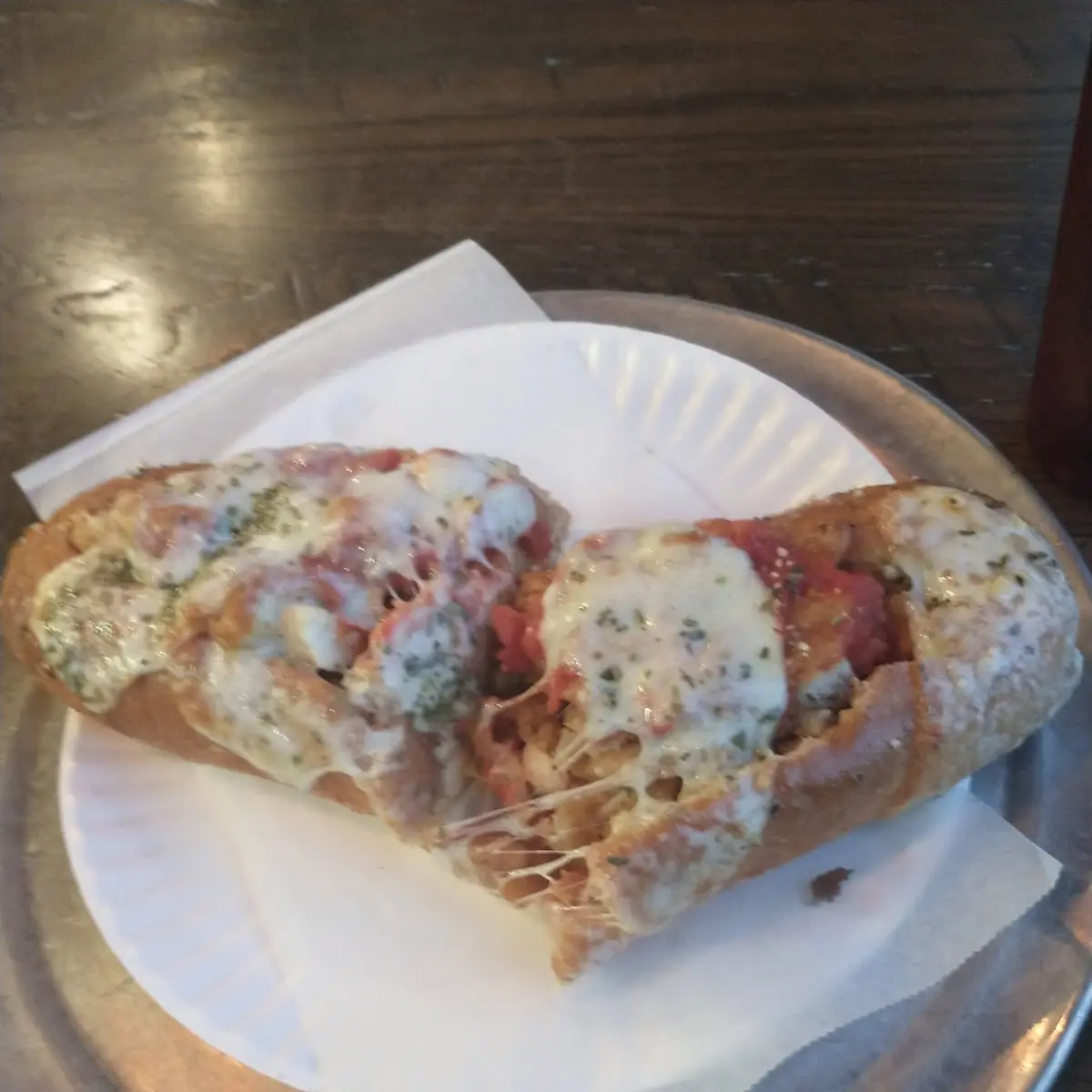 Chicken Parmesan Submarine Sandwich