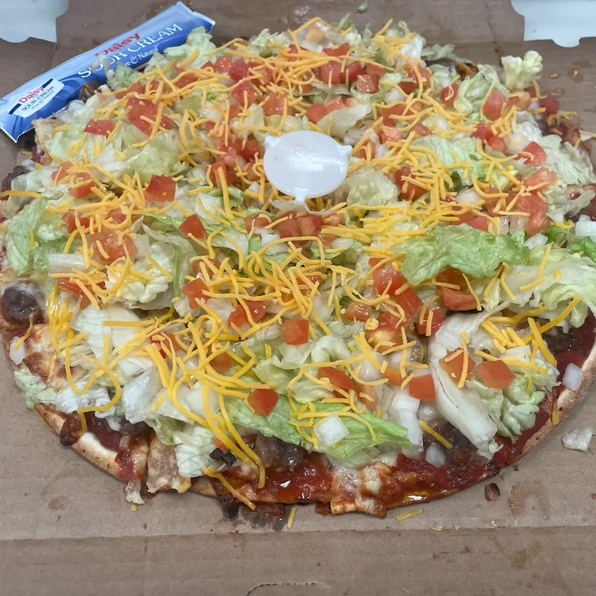 Beef Taco Pizza