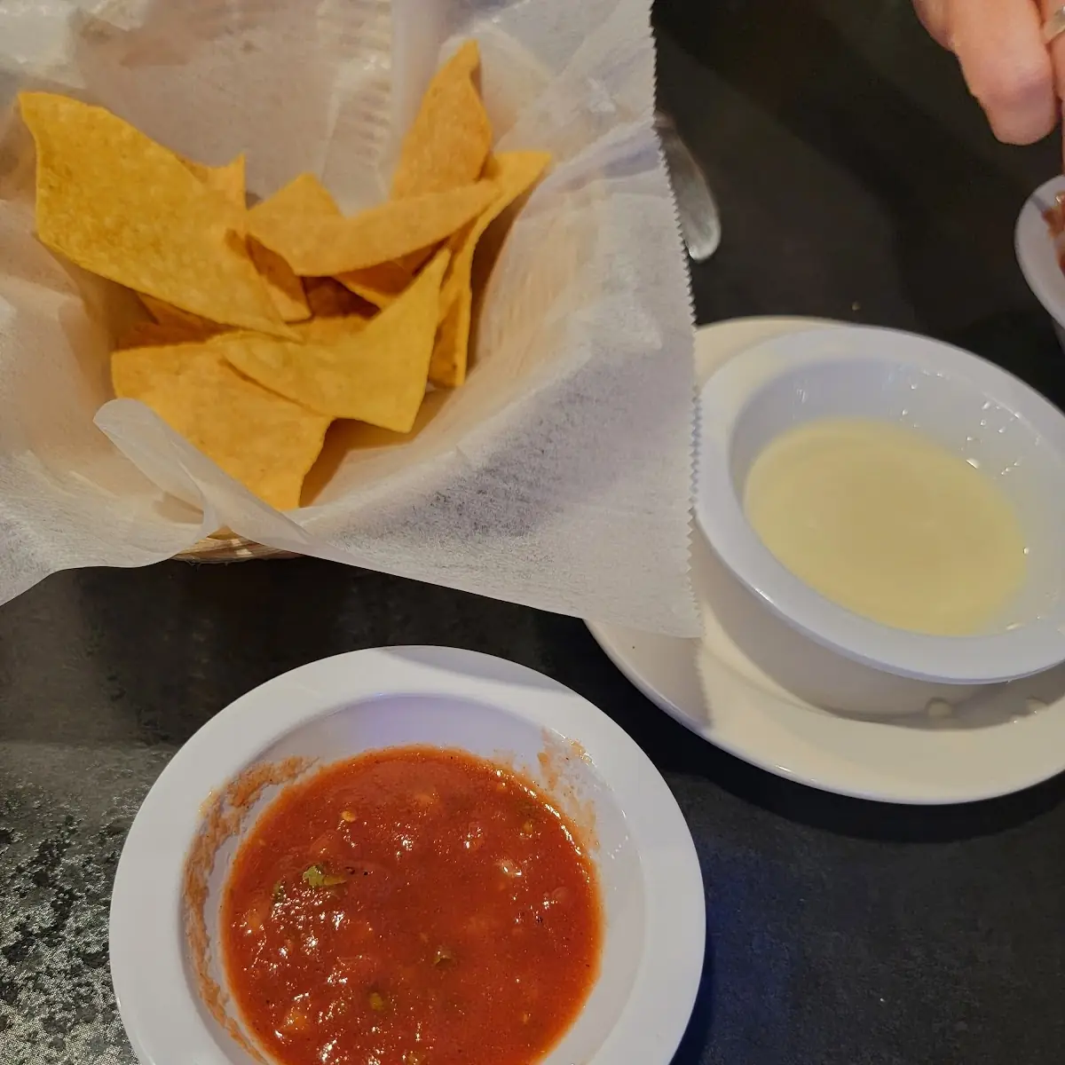 Salsa and Queso Dip