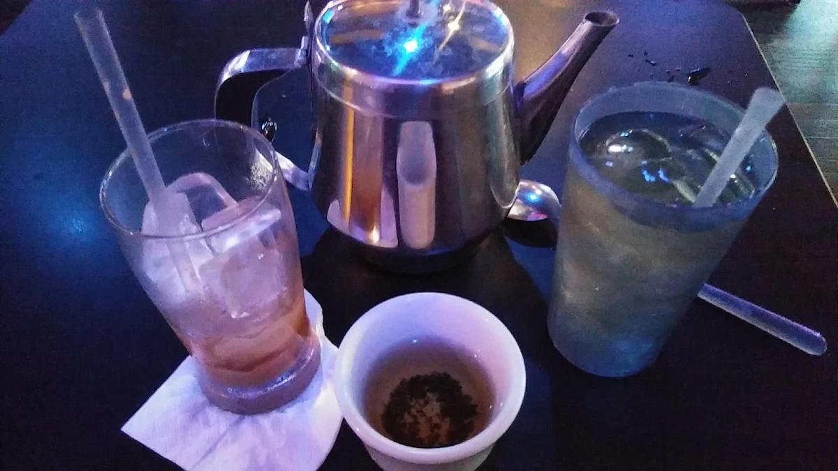 Ice Tea Vietnamese Ice Coffee & Hot Tea Served Preferred to Drink in a Hot Summer