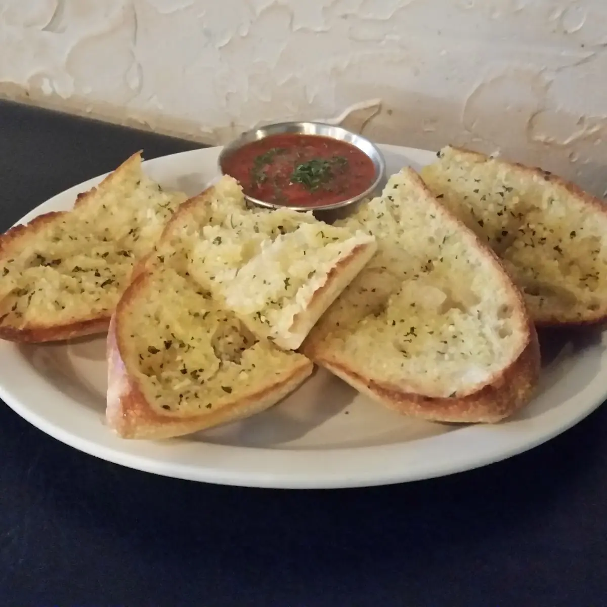 Garlic Bread with Melted Cheese