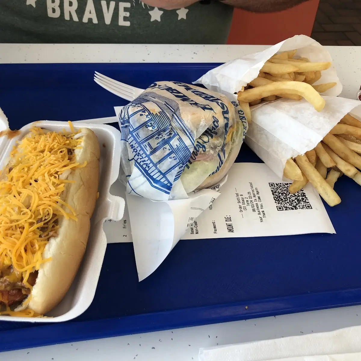 Chili Cheese Dog with Onions