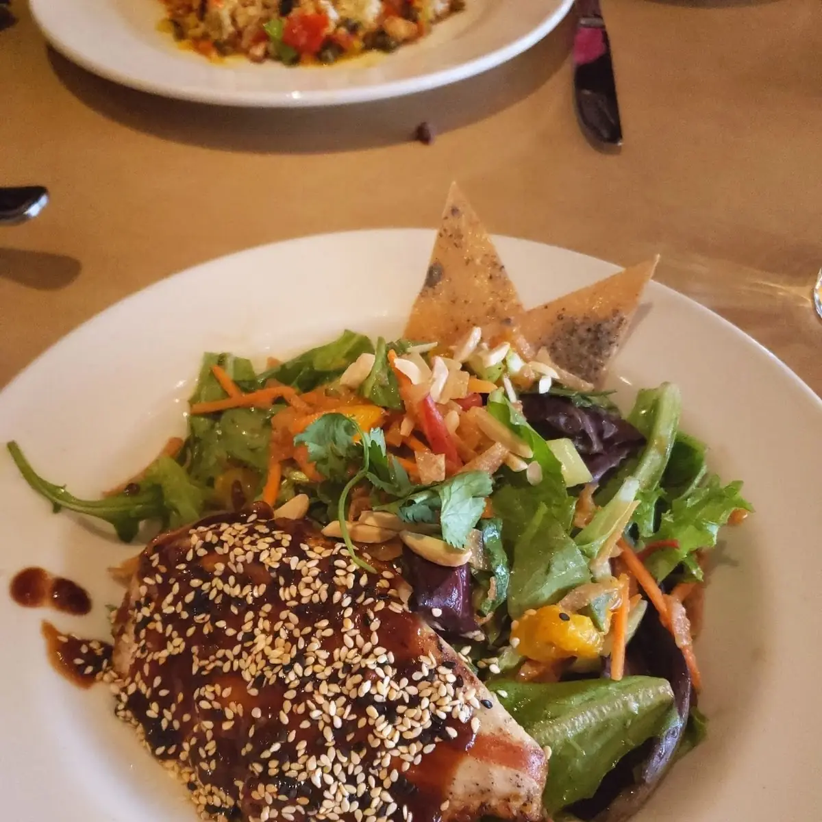 Warm Asian Chicken Salad