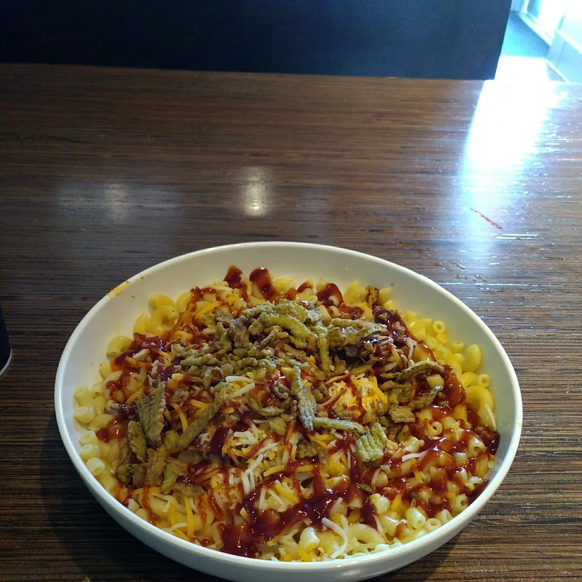 BBQ Pork Macaroni and Cheese