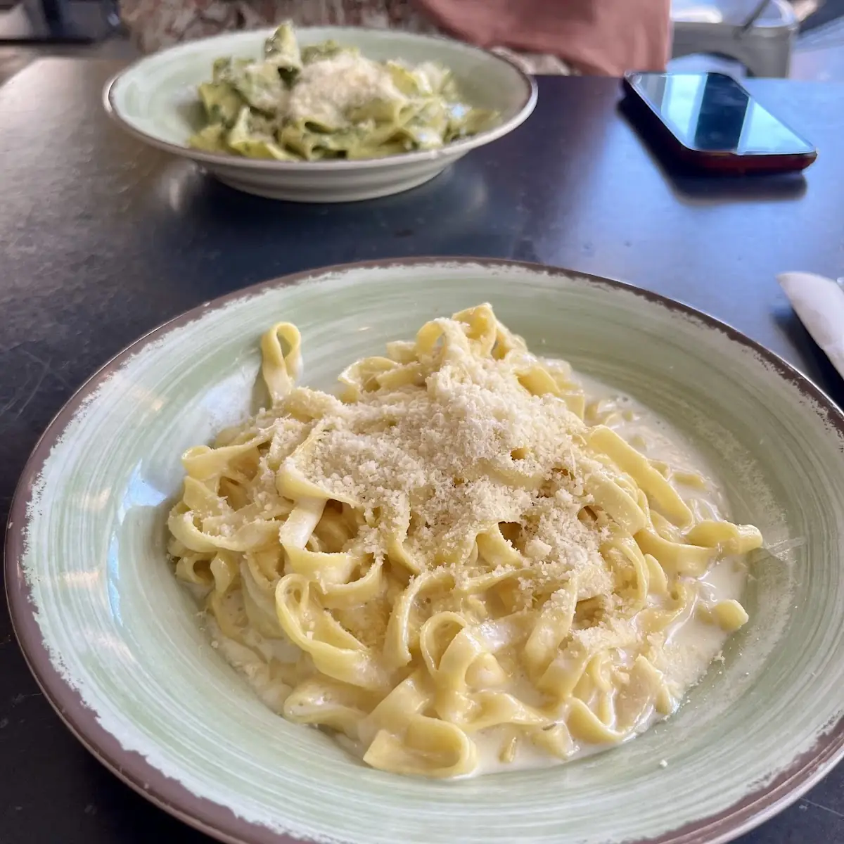 Fettuccine Alfredo with Parmesan Sauces