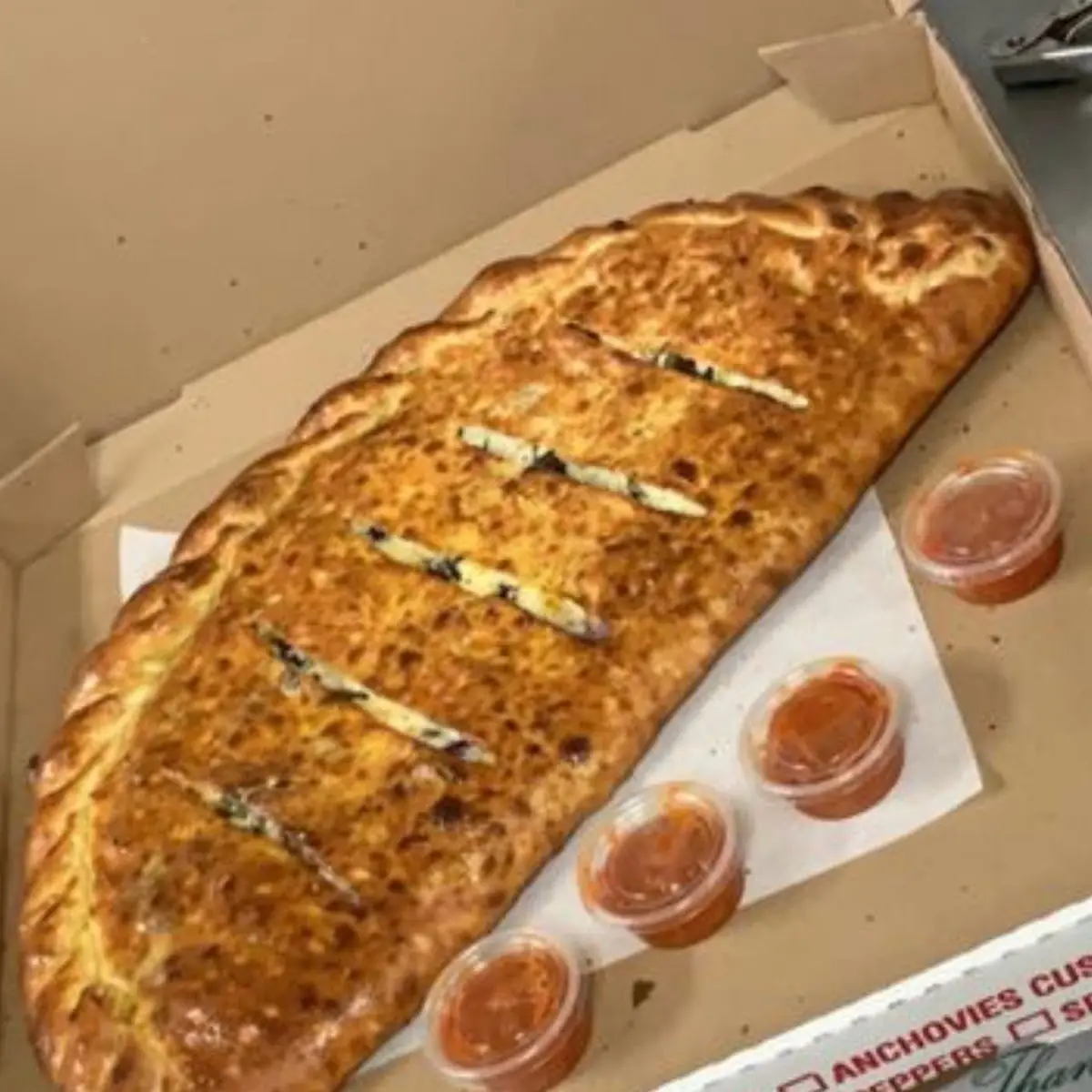 Three Cheese Calzone