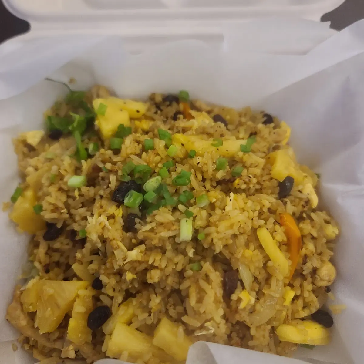 Pineapple Fried Rice and Chicken