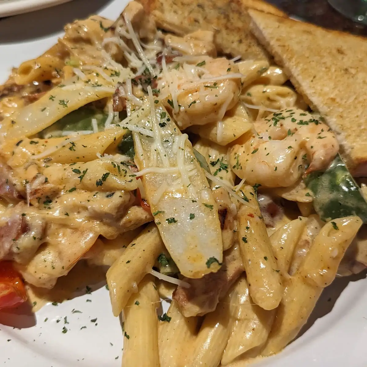 Blackened Chicken & Shrimp Pasta