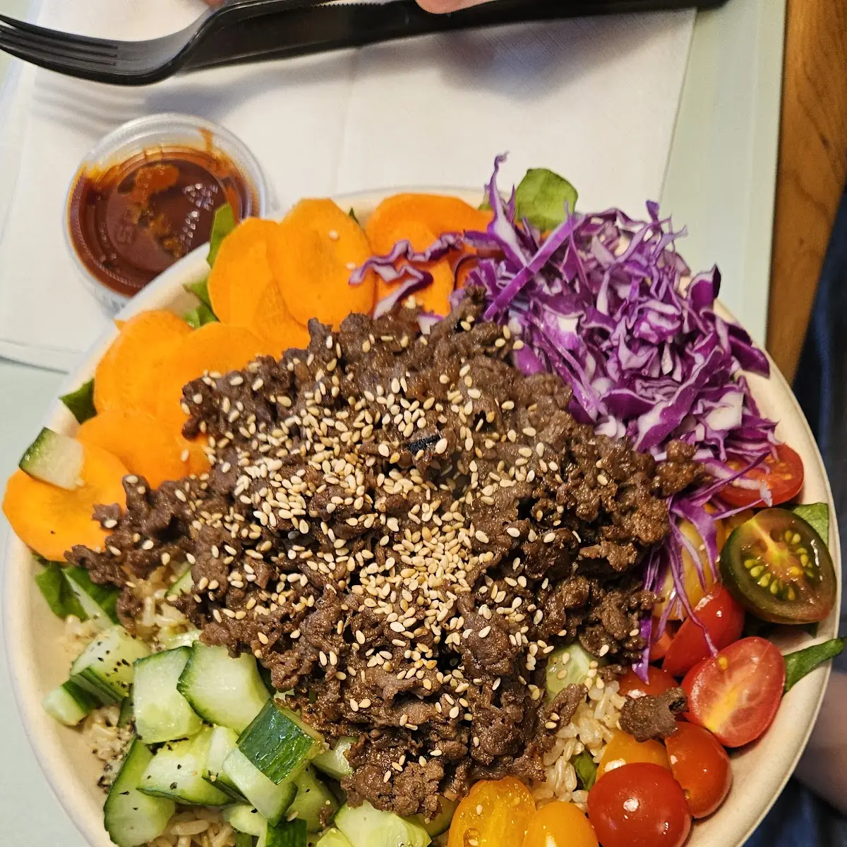 Beef Bulgogi Bowl with Vegetables