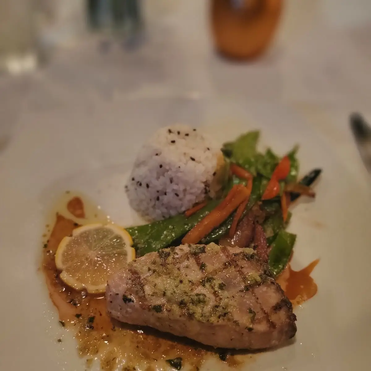 Wasabi Tuna w Sticky Rice