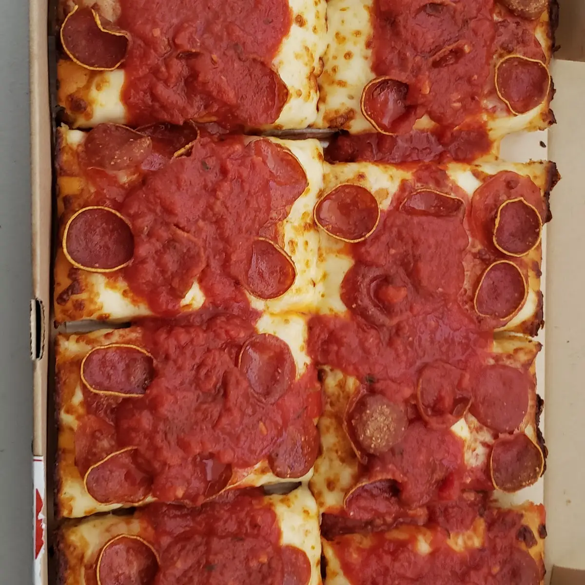 Detroit Pepperoni Pizza