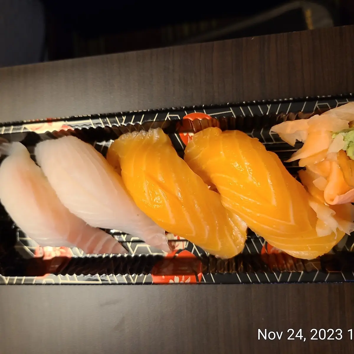Red Snapper and Salmon Nigiri