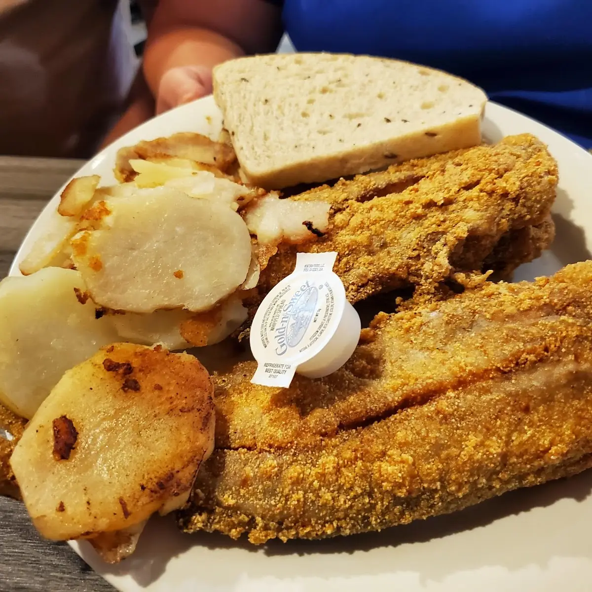 Dip Fried Catfish& American Fries