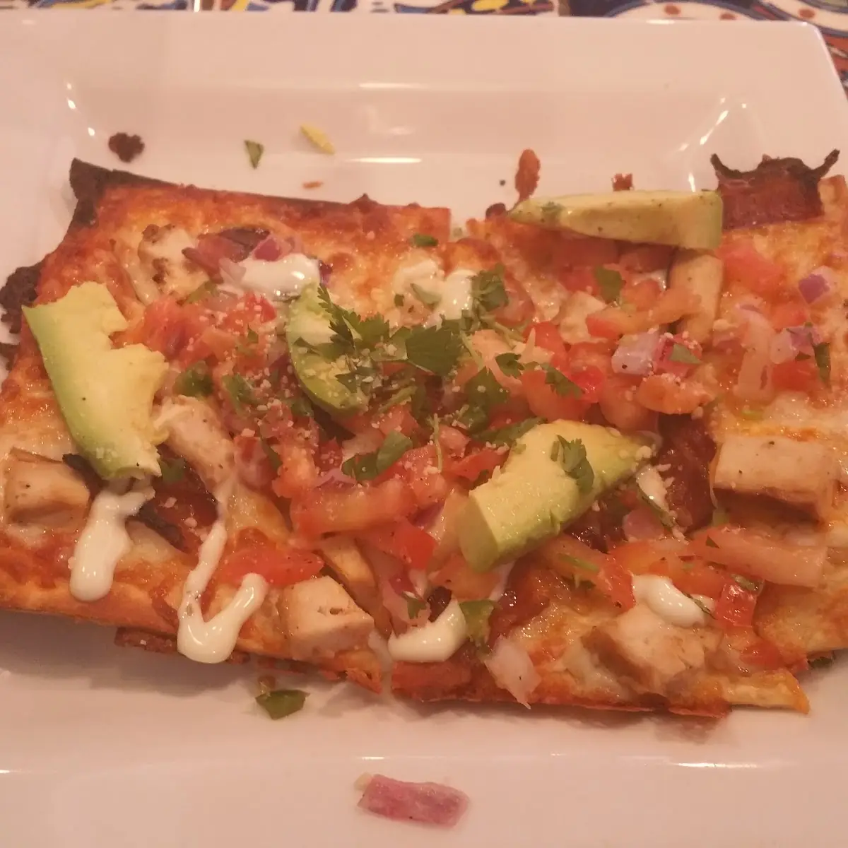 California Grilled Chicken Flatbread