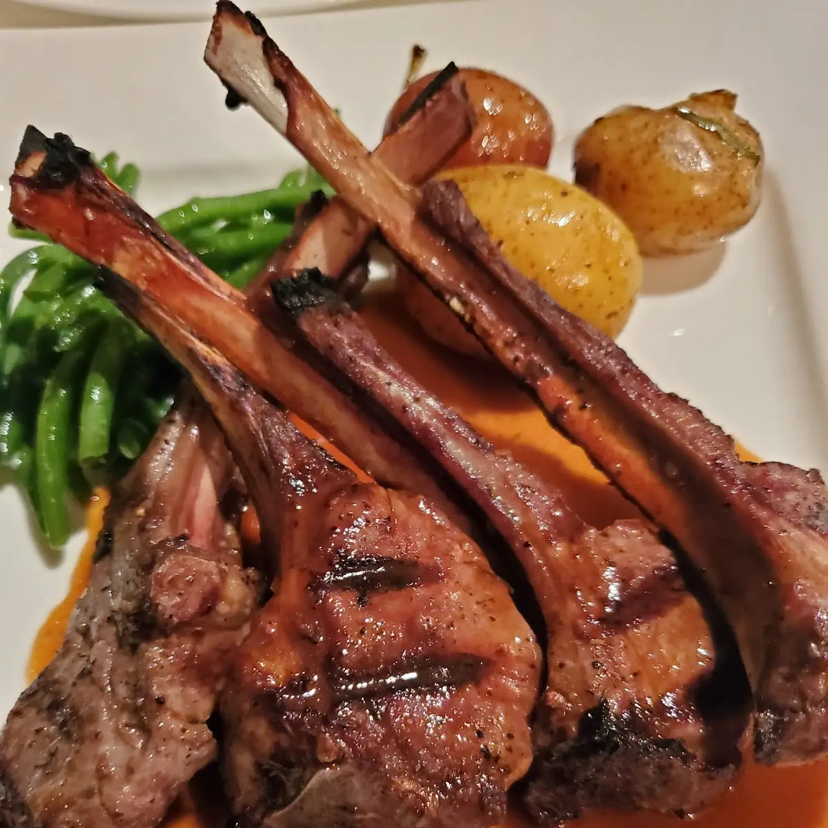 Lamb Chops Cooked Medium