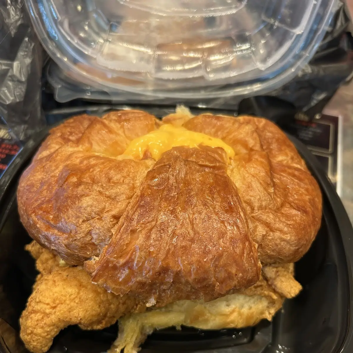 Chicken Egg and Cheese Croissant
