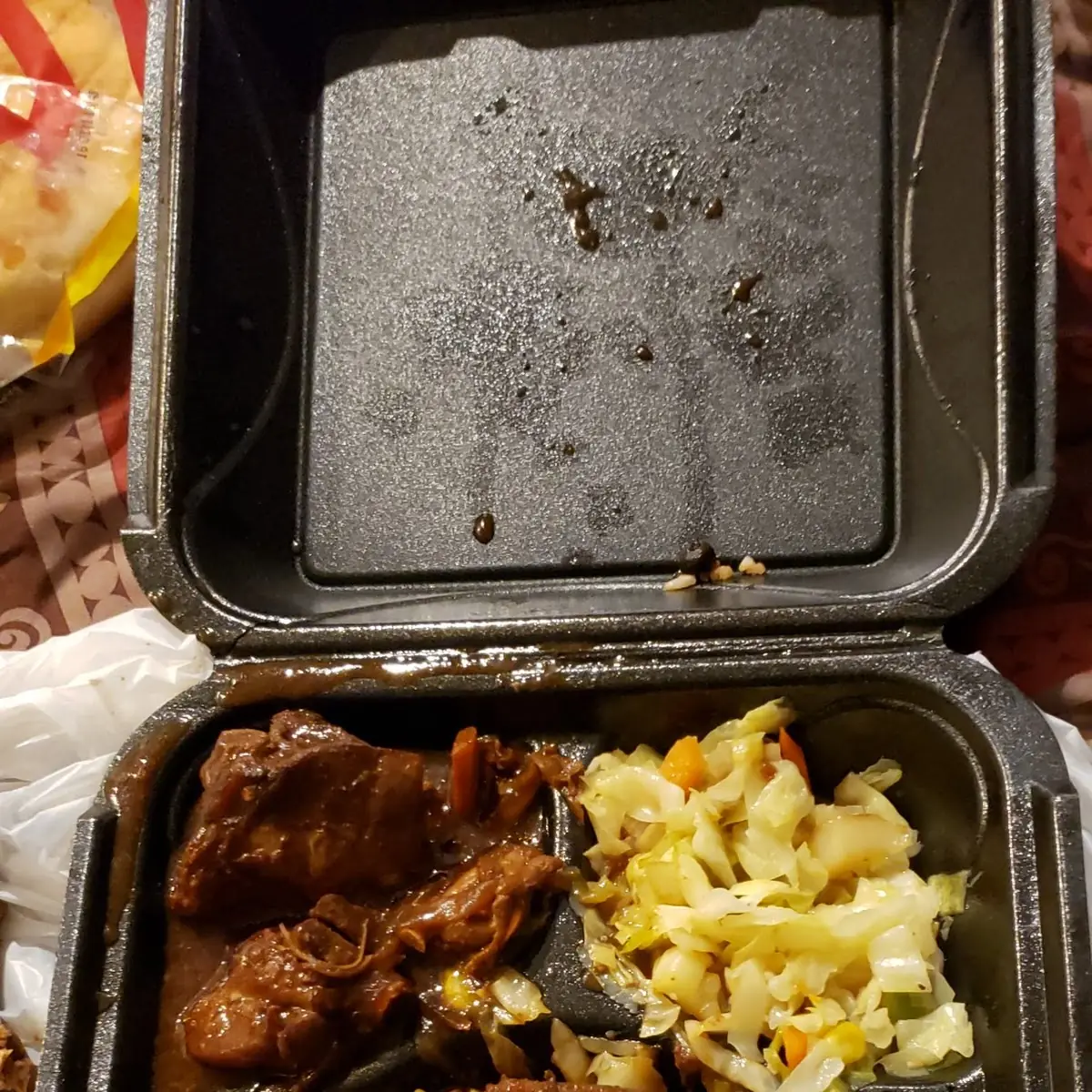 Brown Stew Chicken w Ox Tail Gravy