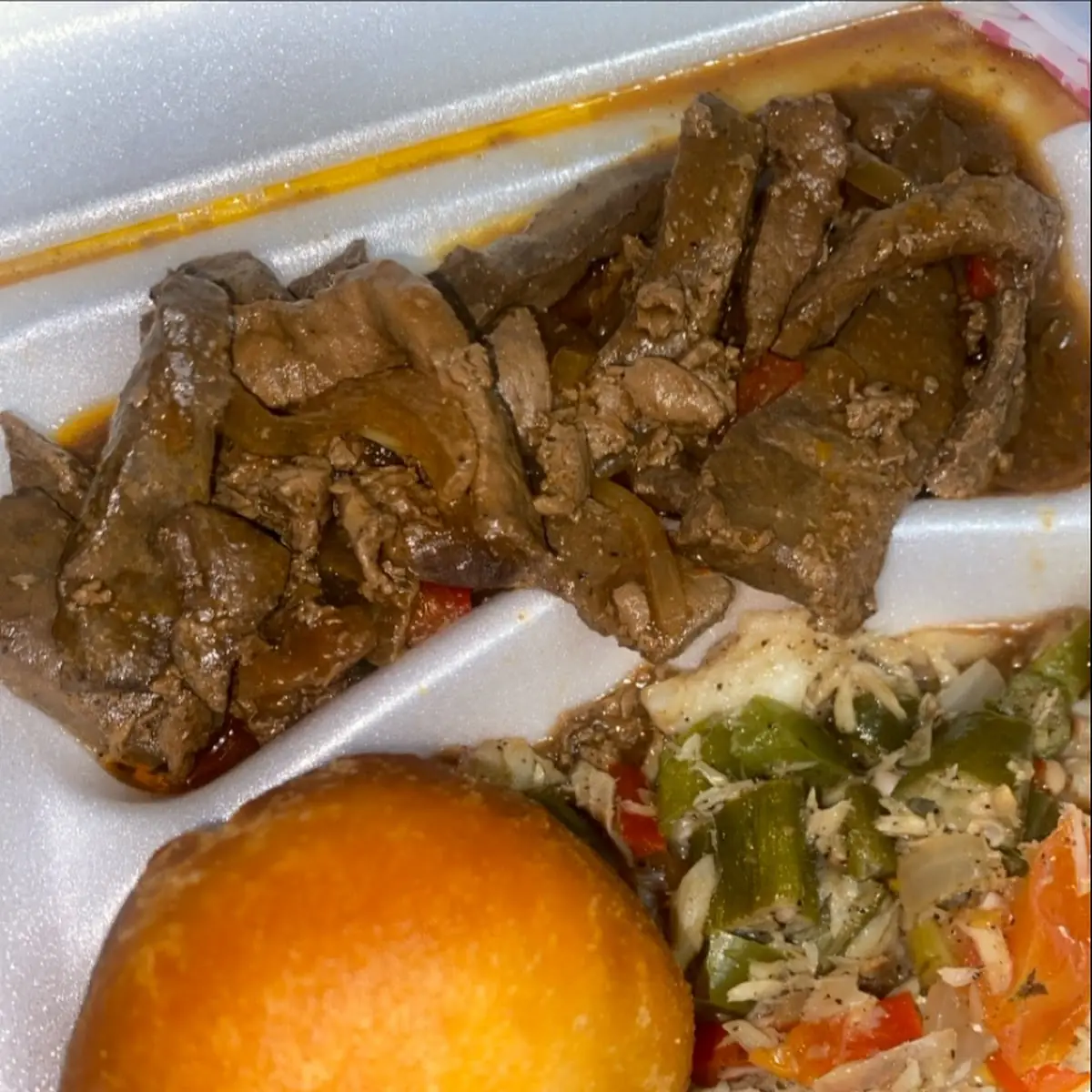 Liver Salt Fish and Fried Dumplings