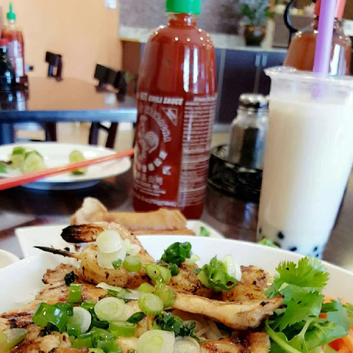 V7. Grilled Chicken and Egg Roll - Bun Ga Cha Gio