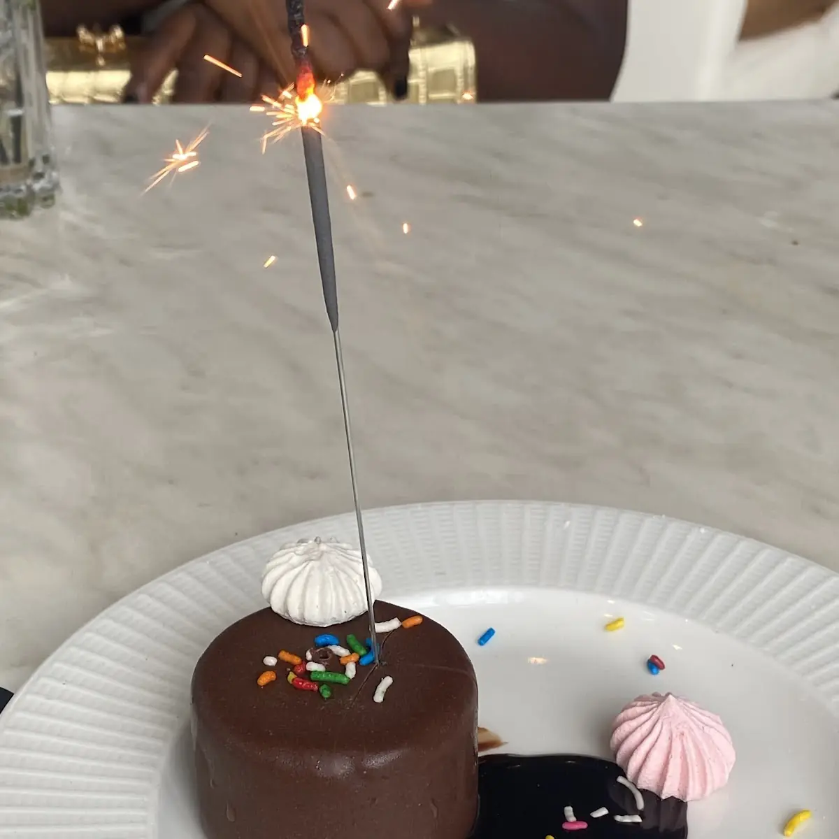 Cotton Candy Baked Alaska