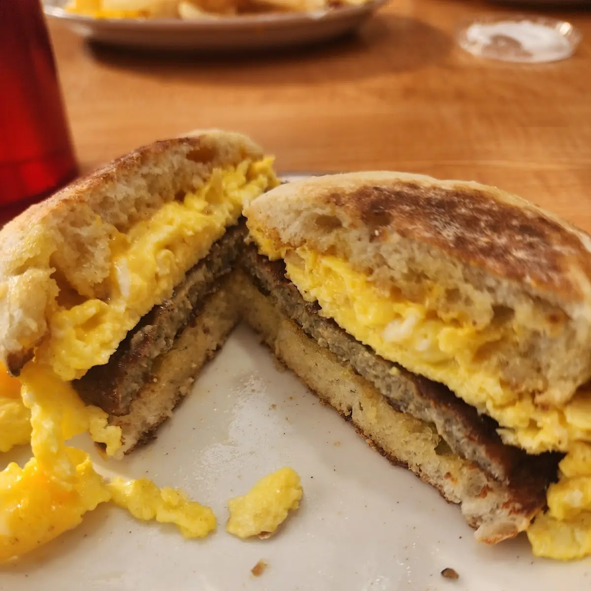 English Muffin Breakfast Sandwich
