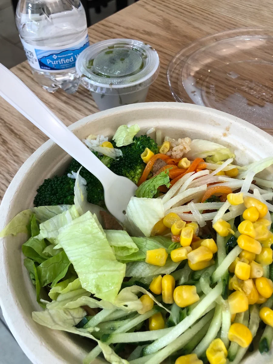 White Rice Bowl with Beef