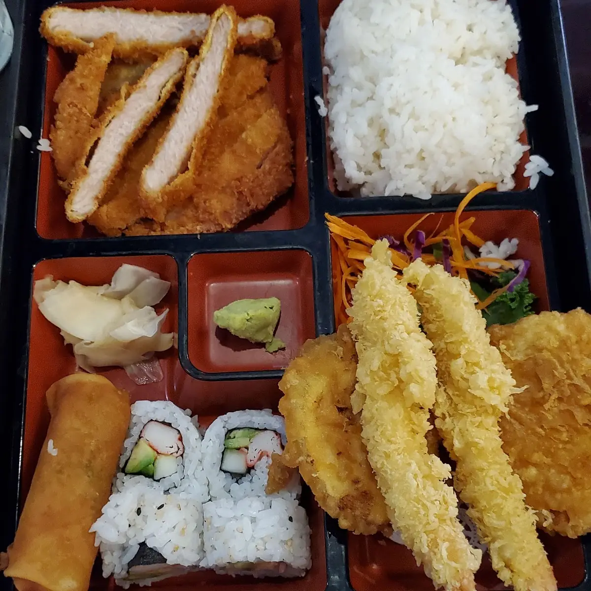 Tempura Bento Box Lunch
