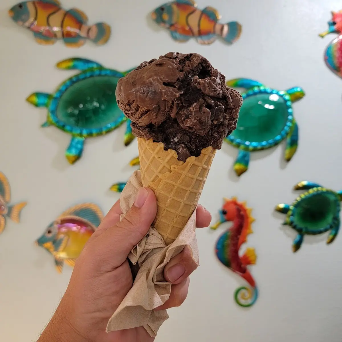 Dipped Waffle Cone