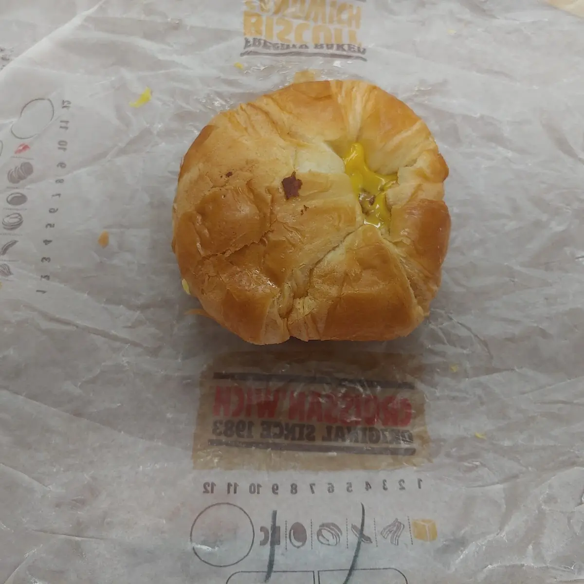 Sausage Egg and Cheese Croissant