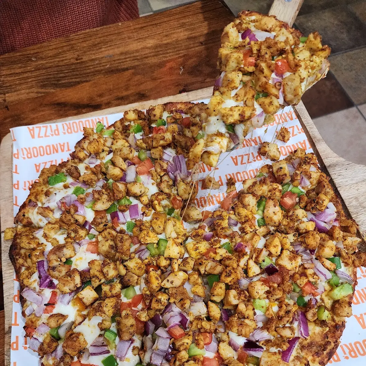 Chicken Curry Pizza