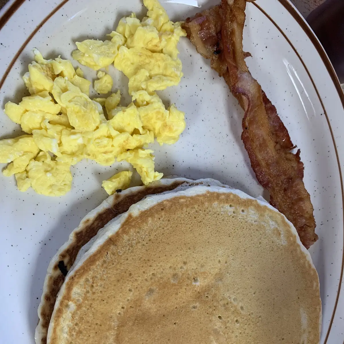 Pancakes Egg Bacon