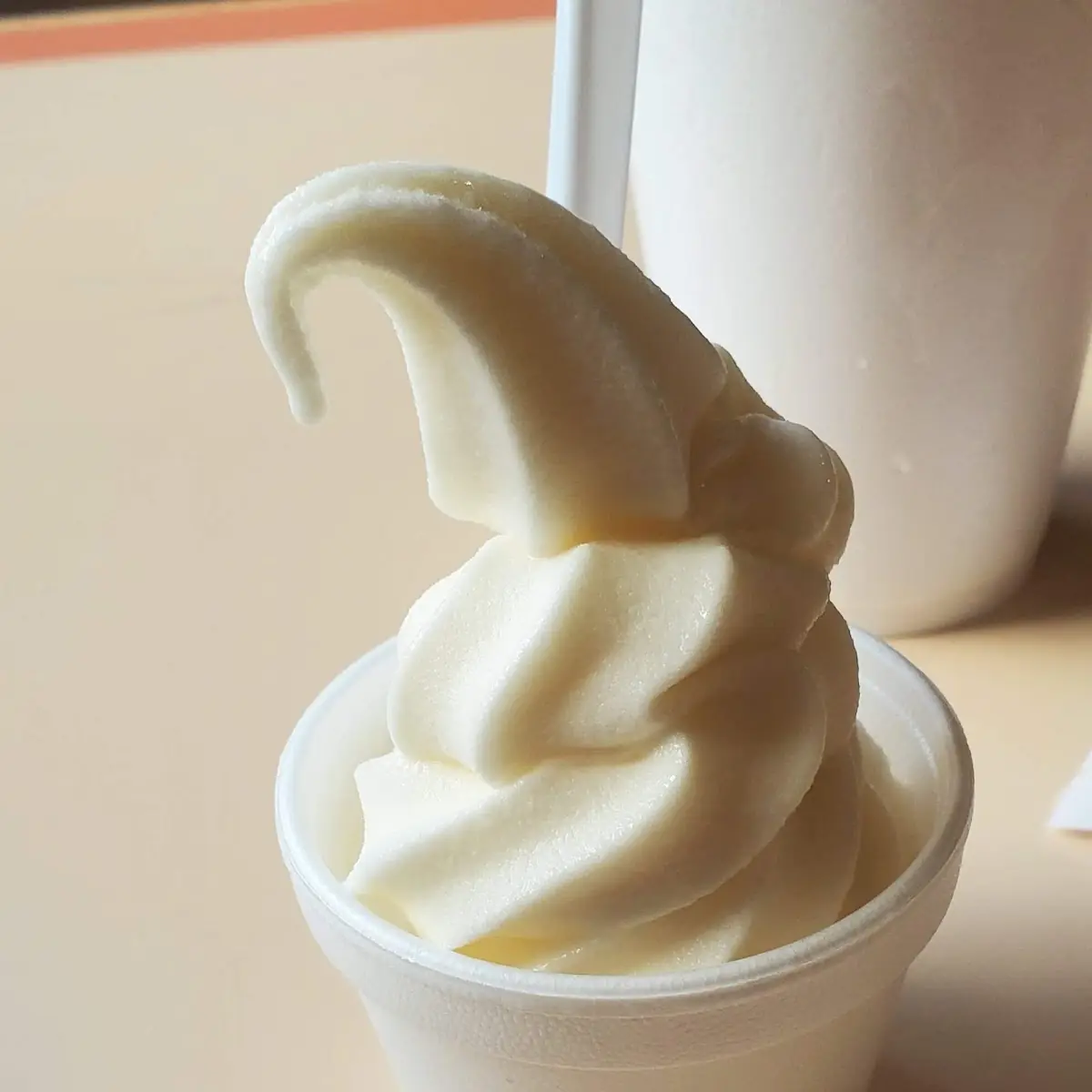 Soft Serve Vanilla Ice Cream