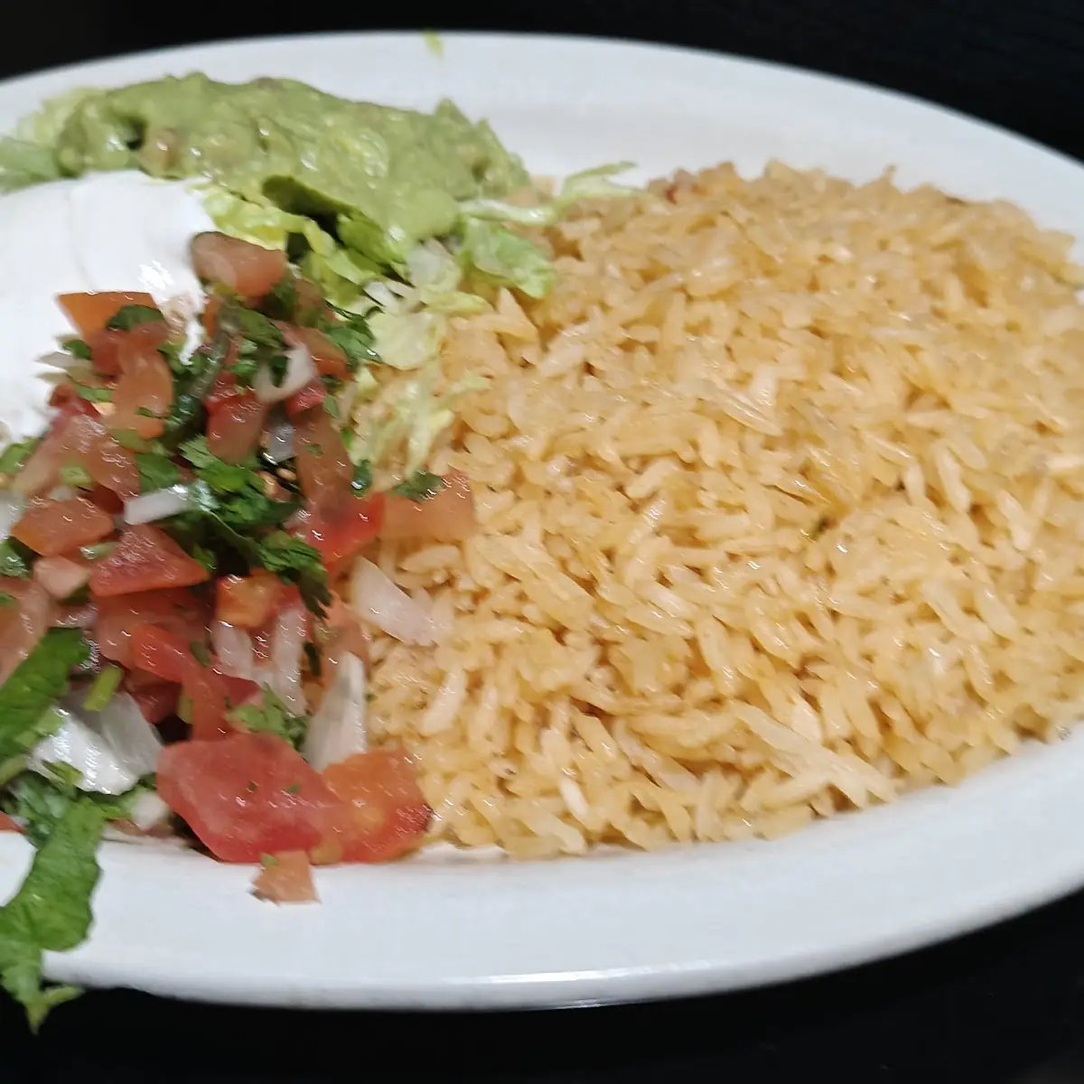 One Taco Rice and Beans