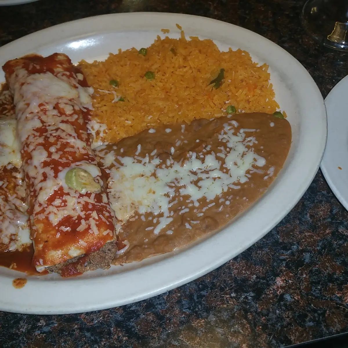 Enchilada and Chile Rellenos