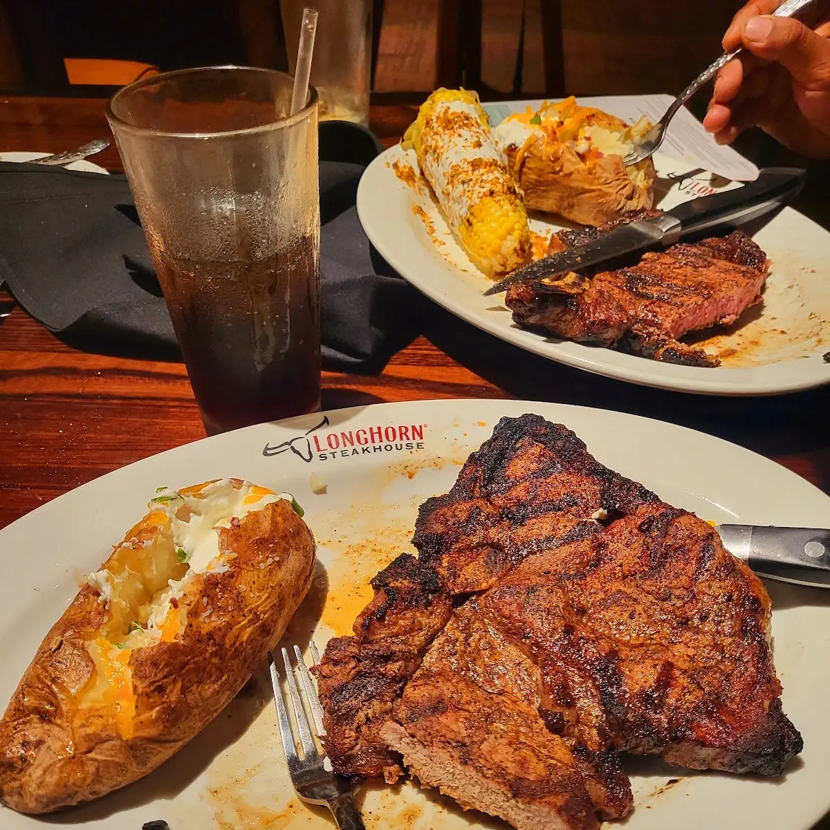 Ribeye Steak w Loaded Baked Potato & Salad