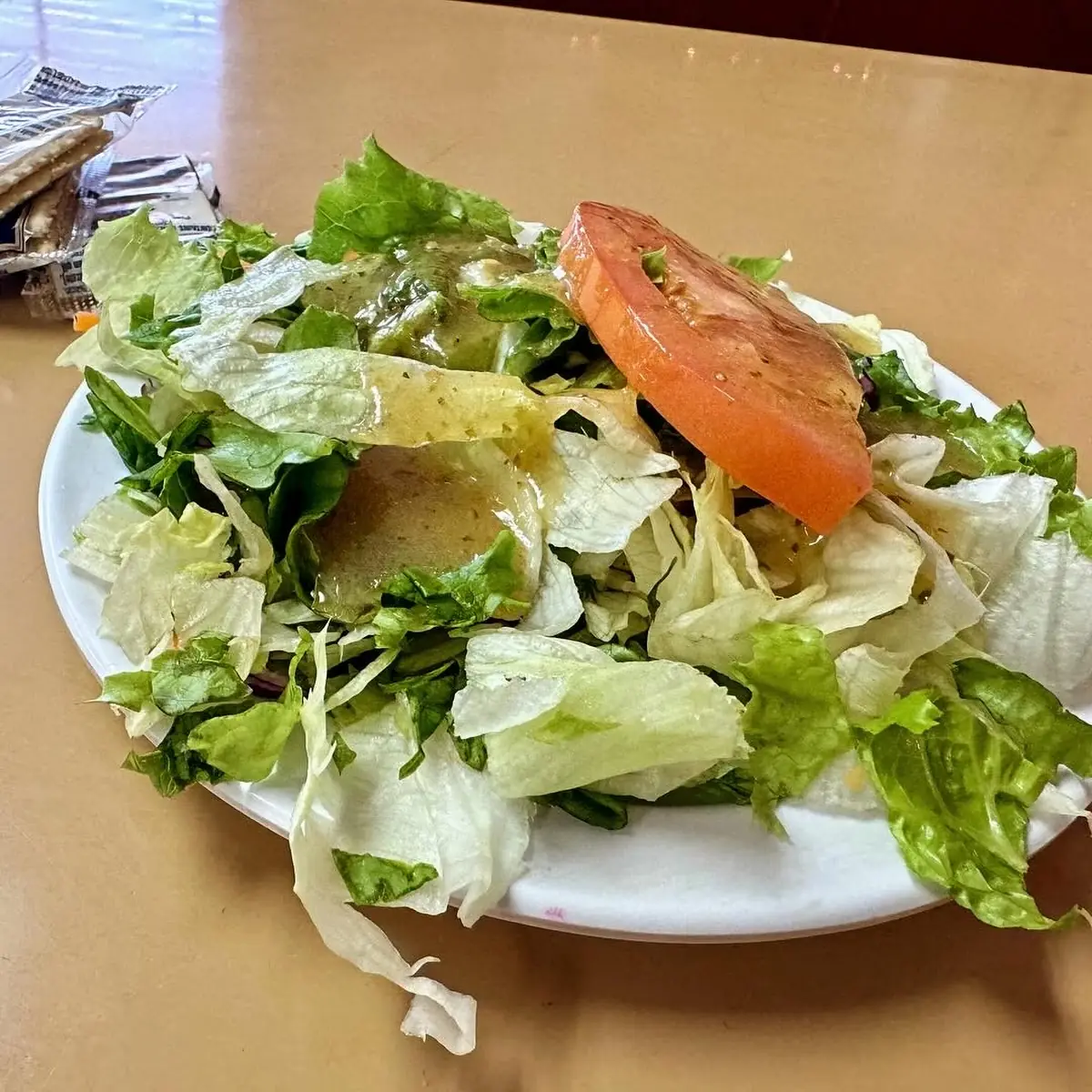 Salad with Italian Dressing