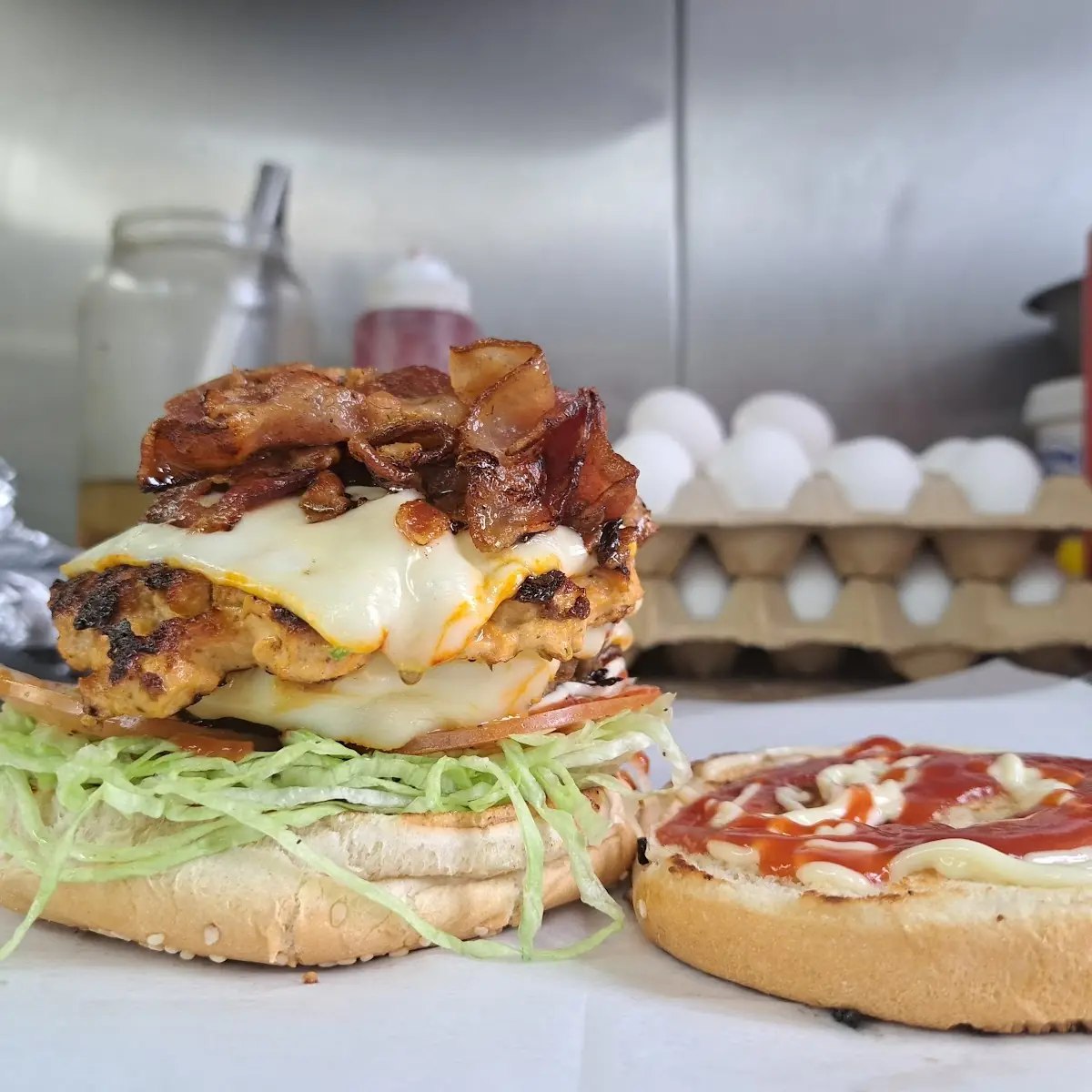 Triple Cheeseburger