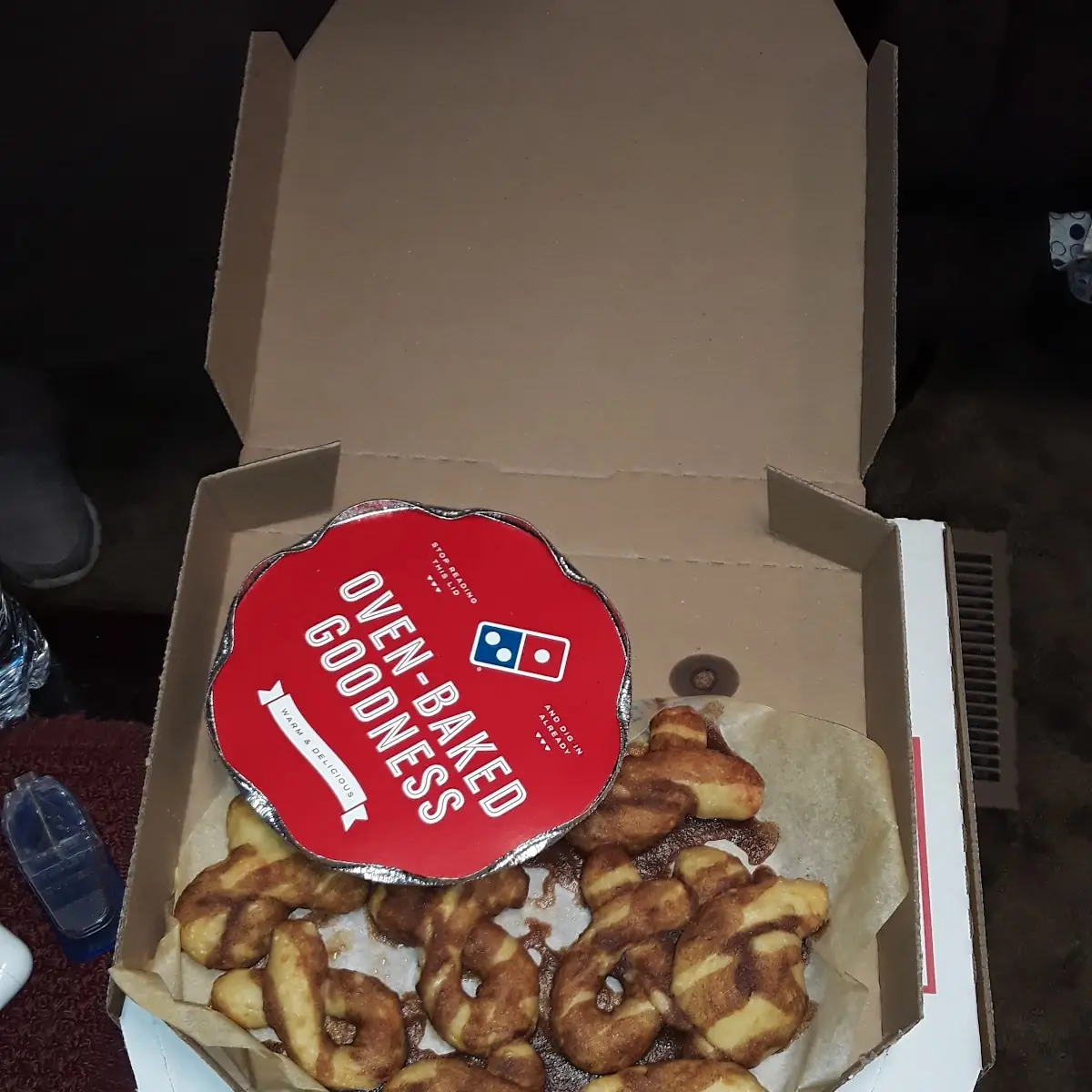 Oven Baked Apple Dip with Cinnamon Bread Twist