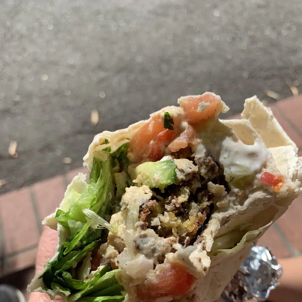 Falafel Wrap Sandwich