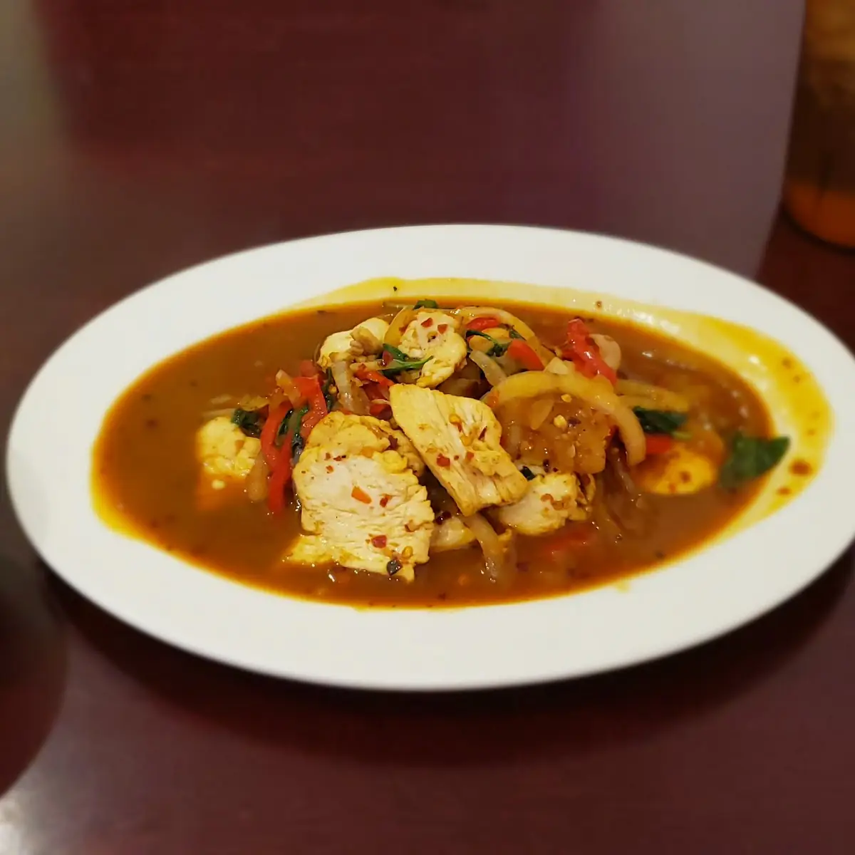 Chili Chicken Basil