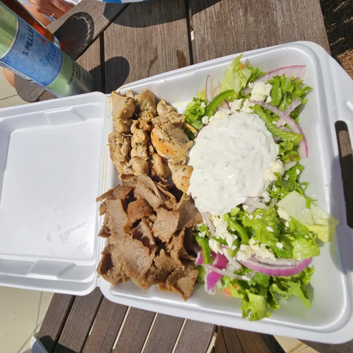 Gyro and Chicken Plate