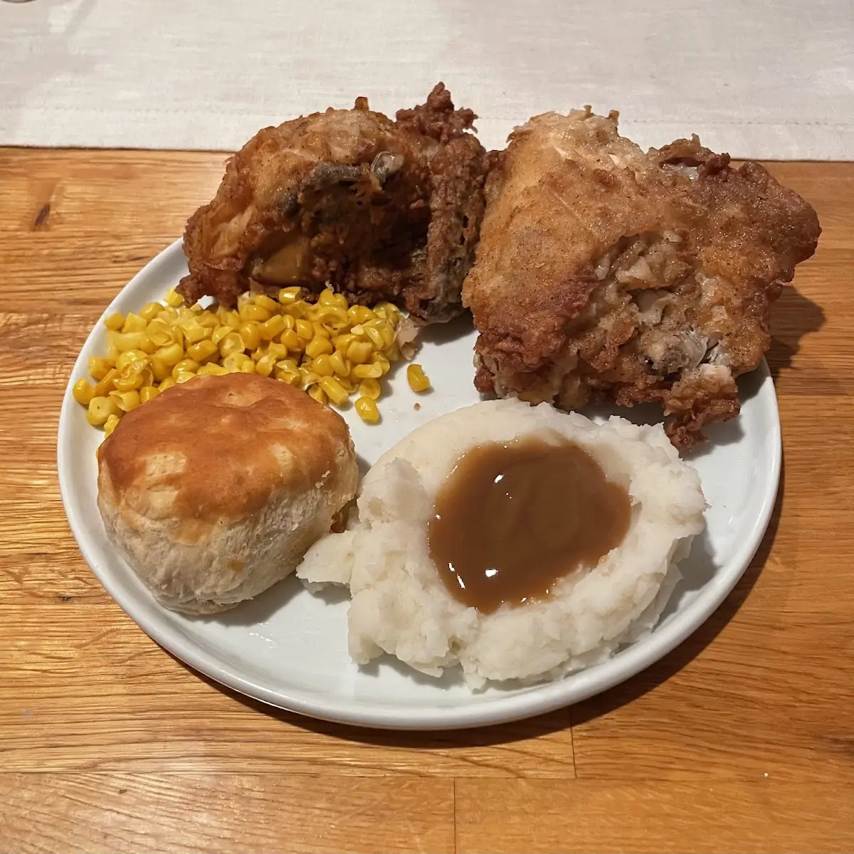 Fried Chicken Mashed Potatoes and Gravy