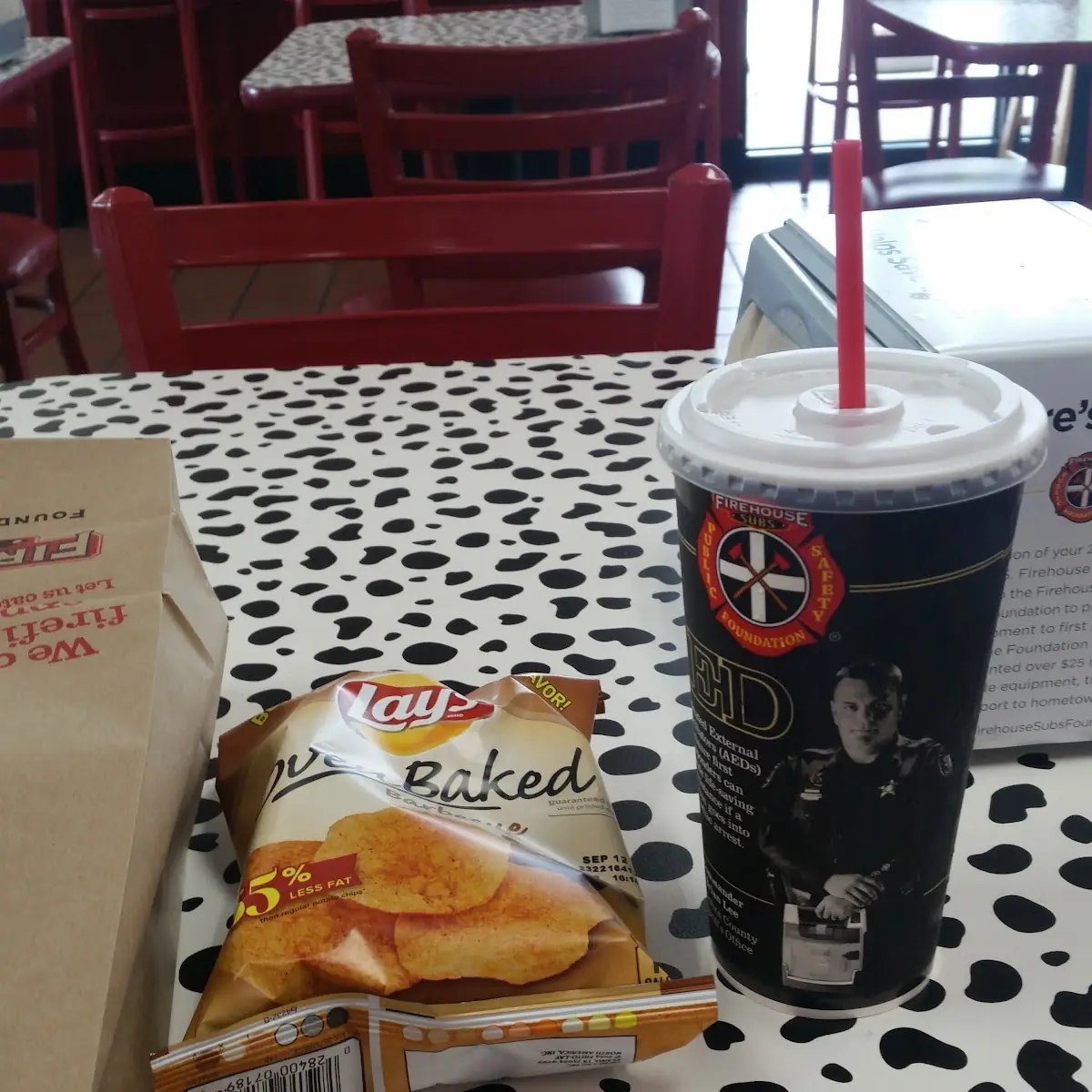 Chips and Cherry Limeade